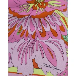 Multicolor Floral Silk Sleeveless Tank Top
