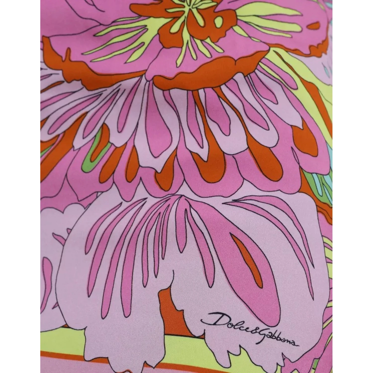 Multicolor Floral Silk Sleeveless Tank Top