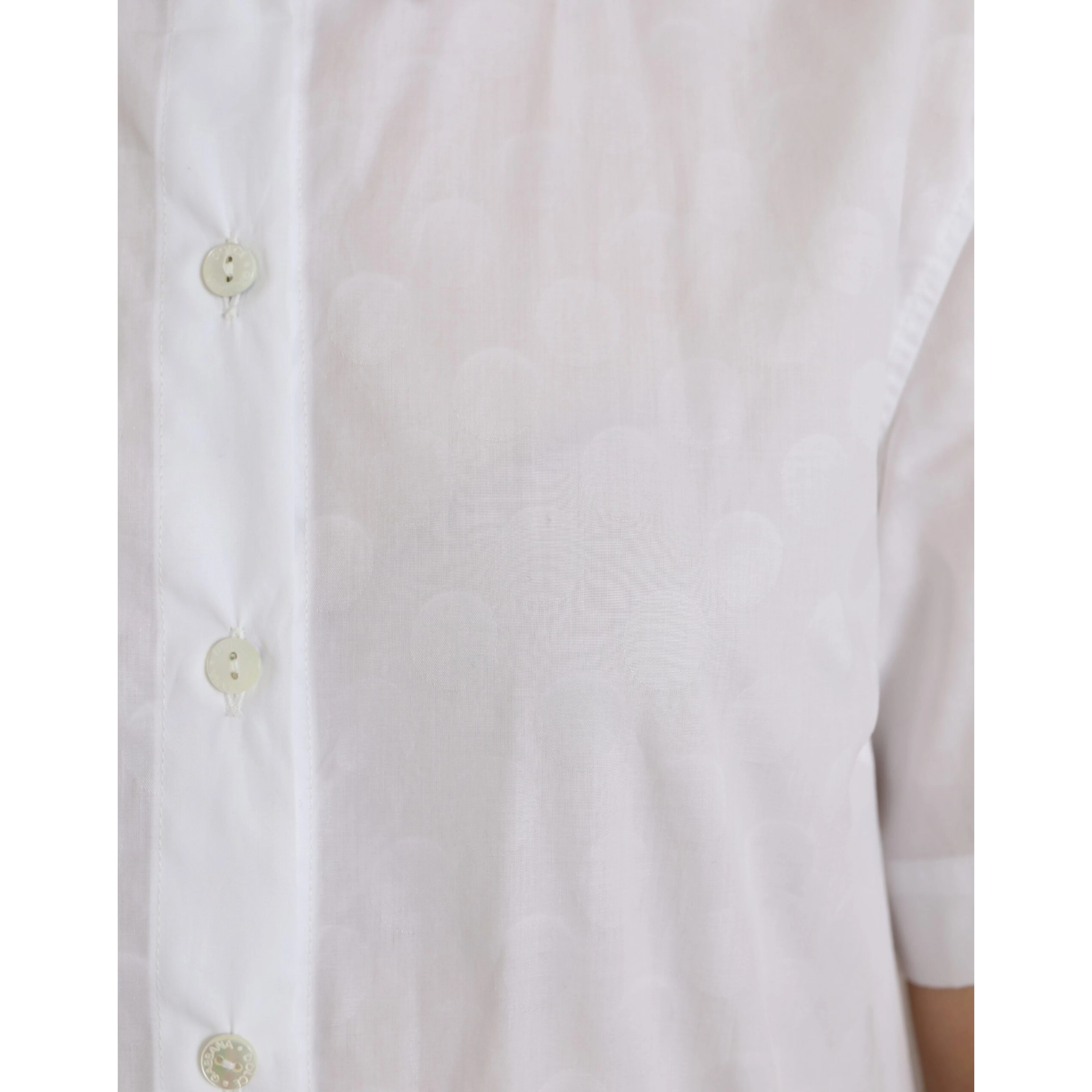 White Collared Short Sleeve Polo Shirt Top