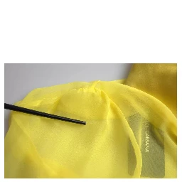 Yellow Long Sleeve Button Down Blouse Top