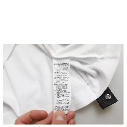 White Slogan Print Lacing Detailed T-shirt