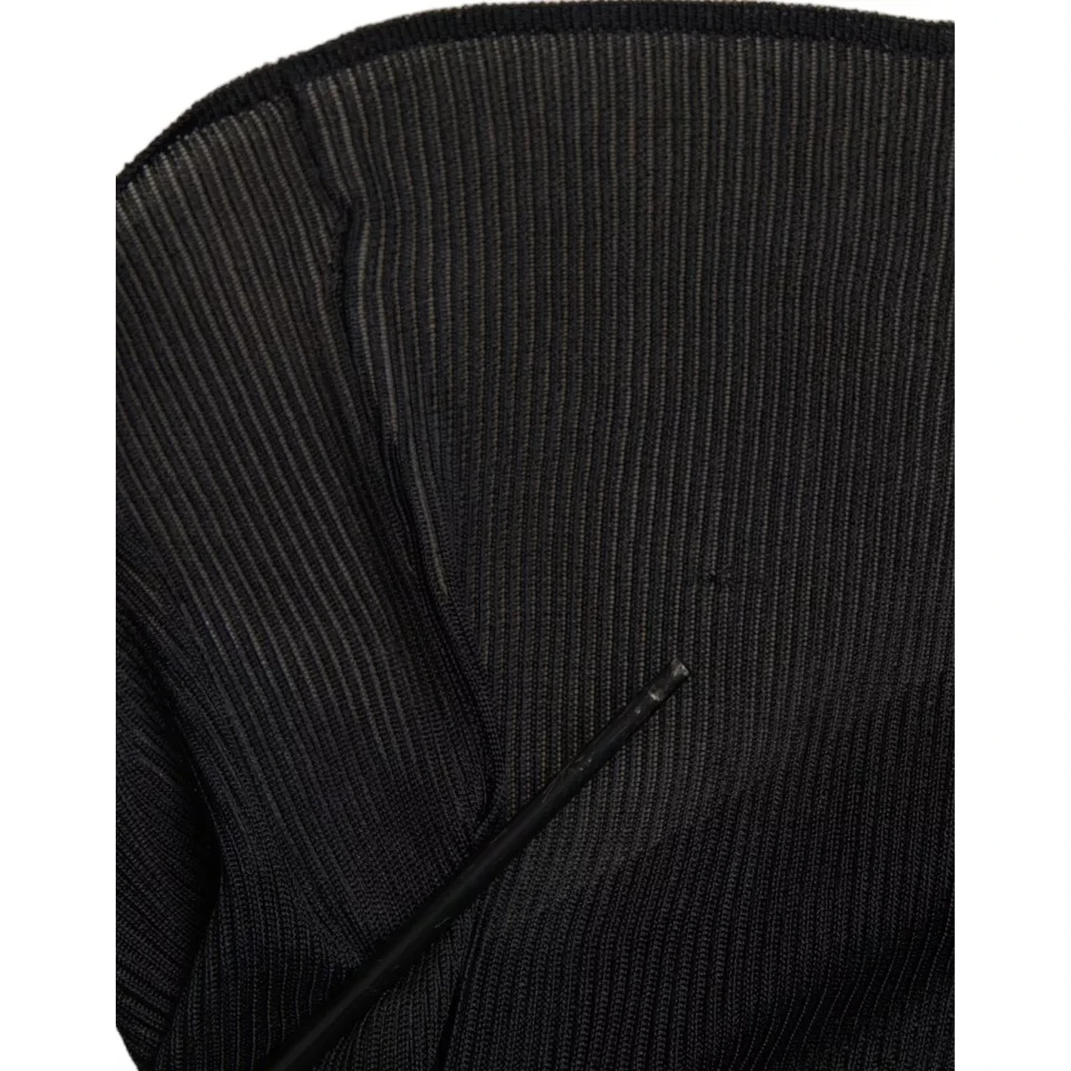 Black Viscose Turtle Neck Pullover Sweater