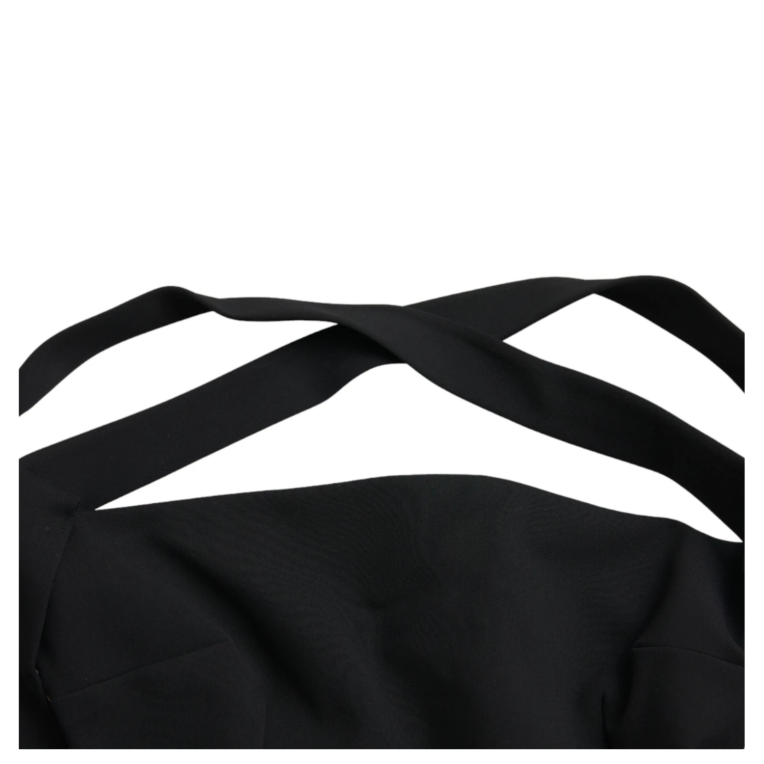 Black Sheath Halter Sleeveless Midi Dress
