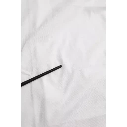 White Cotton Crew Neck Short Sleeves T-shirt