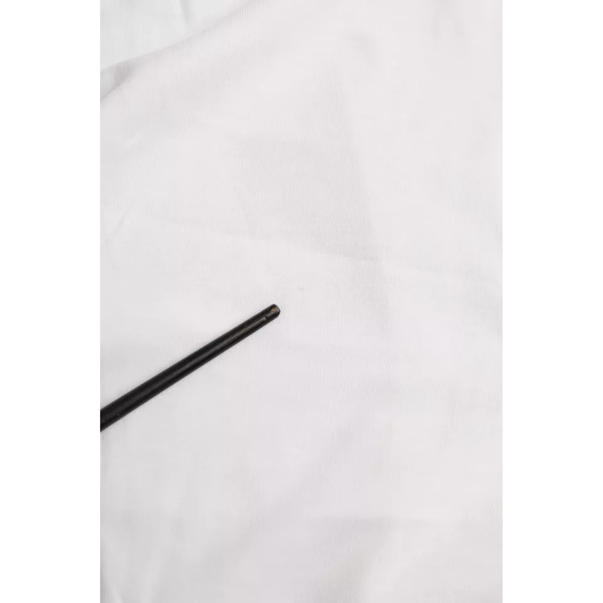 White Cotton Crew Neck Short Sleeves T-shirt