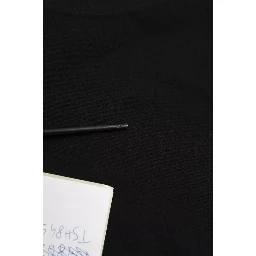 Black Cotton Logo Print Crew Neck Short Sleeves T-shirt