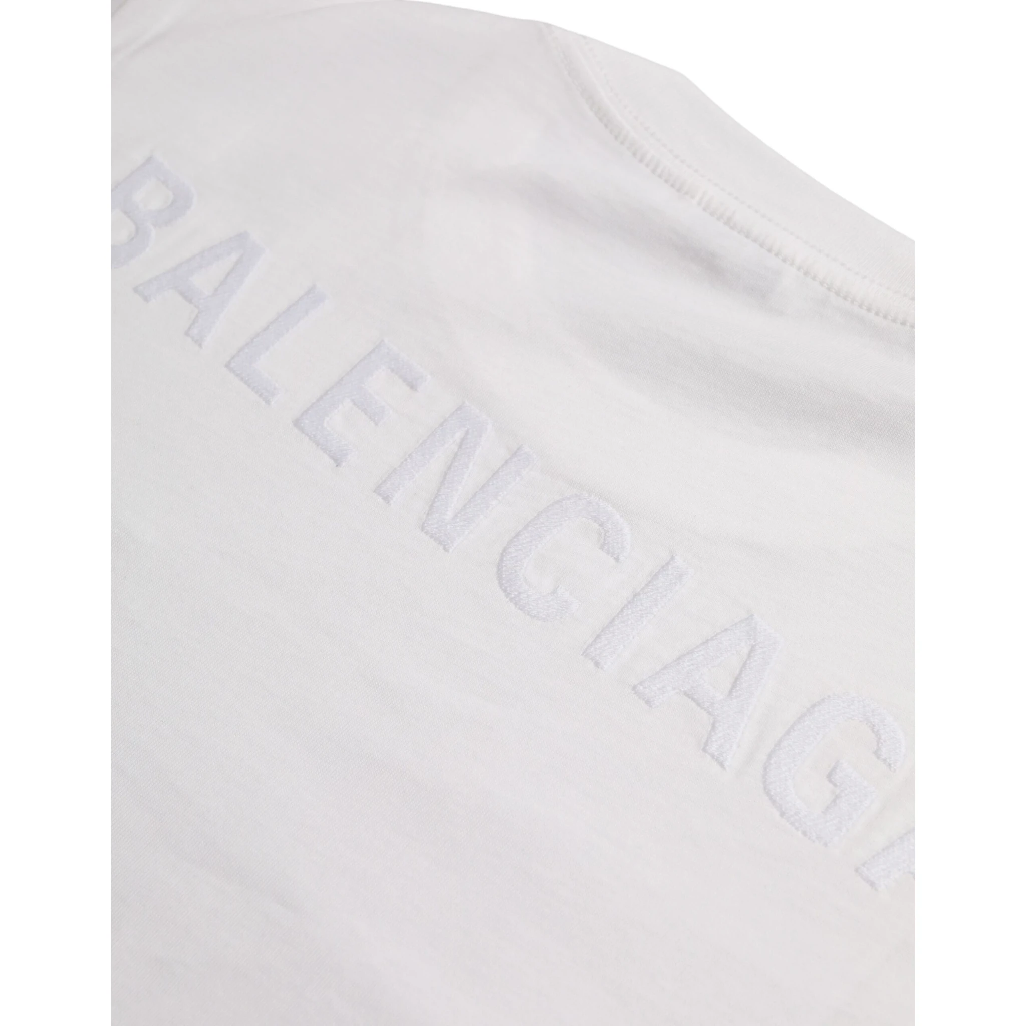 White Cotton Crew Neck Short Sleeves T-shirt