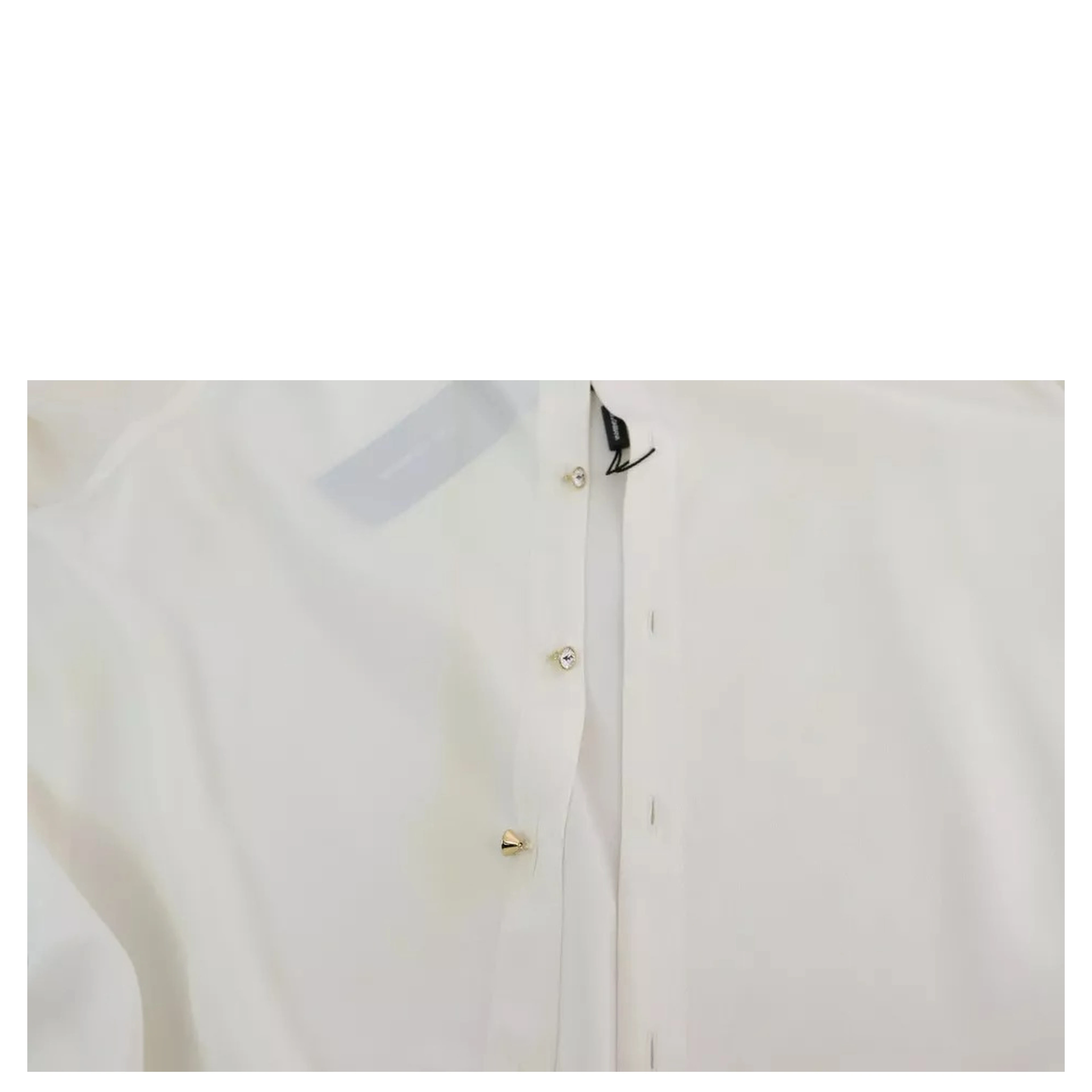 White Blouse Ascot Collar Shirt Silk Top