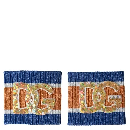 Multicolor Logo Sequin Viscose Wristband