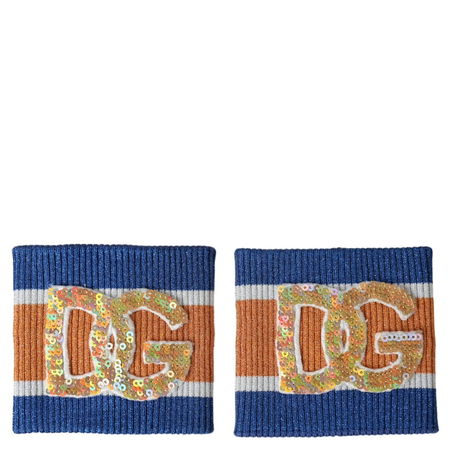 Multicolor Logo Sequin Viscose Wristband