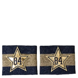 Black Gold Logo Star 84 Viscose Wristband