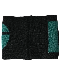 Black Green Wool Logo #DGMILLENNIALS Wristband