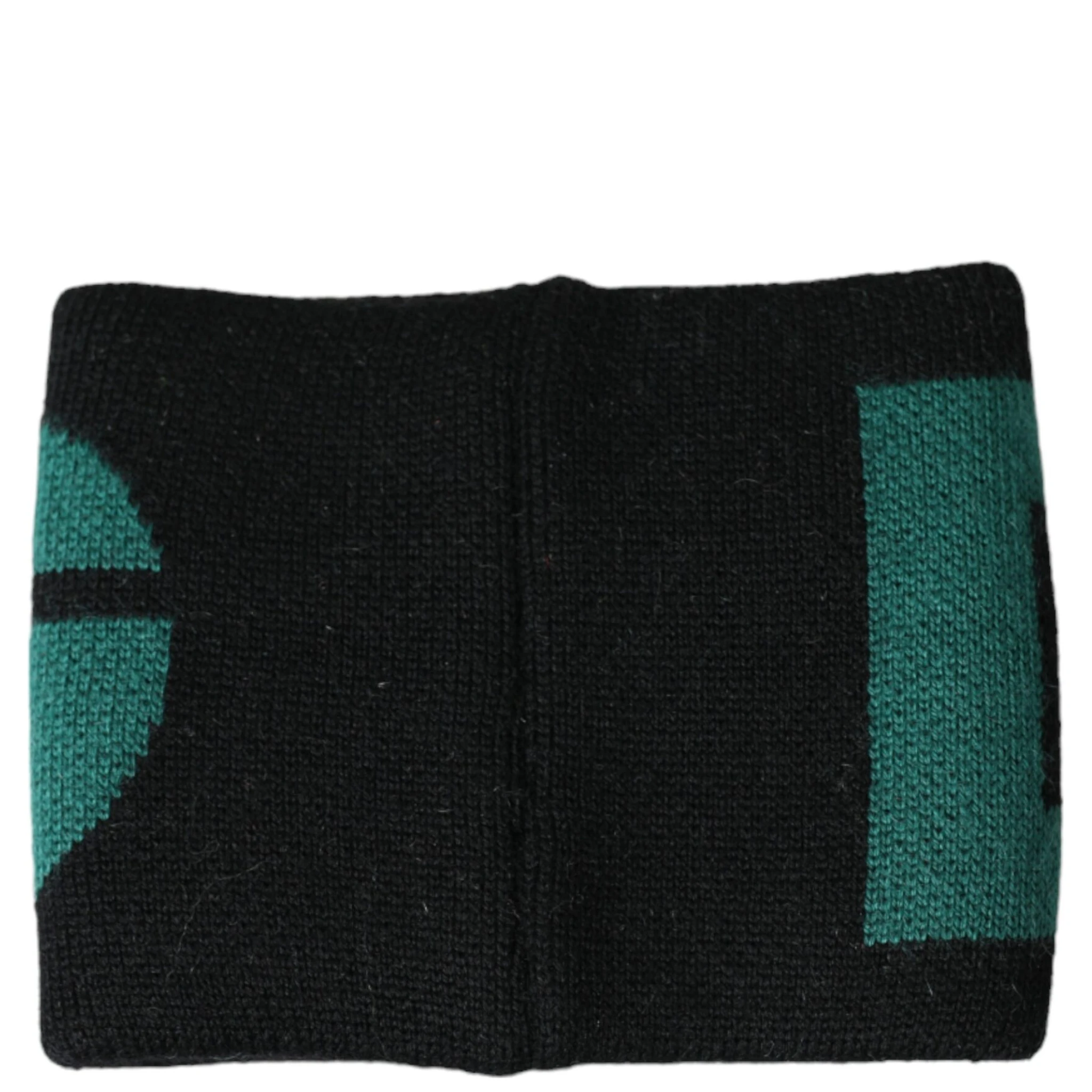 Black Green Wool Logo #DGMILLENNIALS Wristband