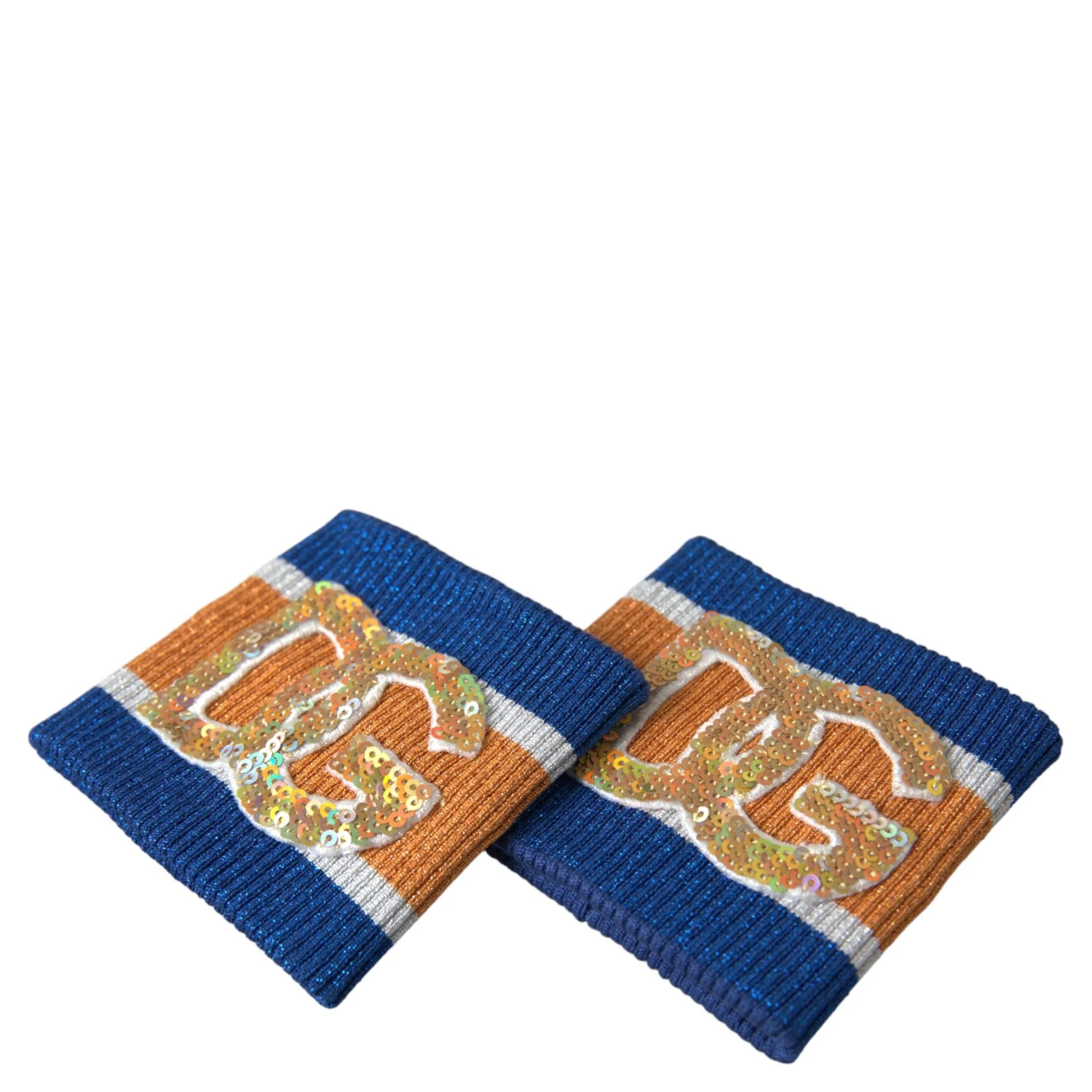 Multicolor Logo Sequin Viscose Wristband