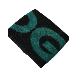 Black Green Wool Logo #DGMILLENNIALS Wristband