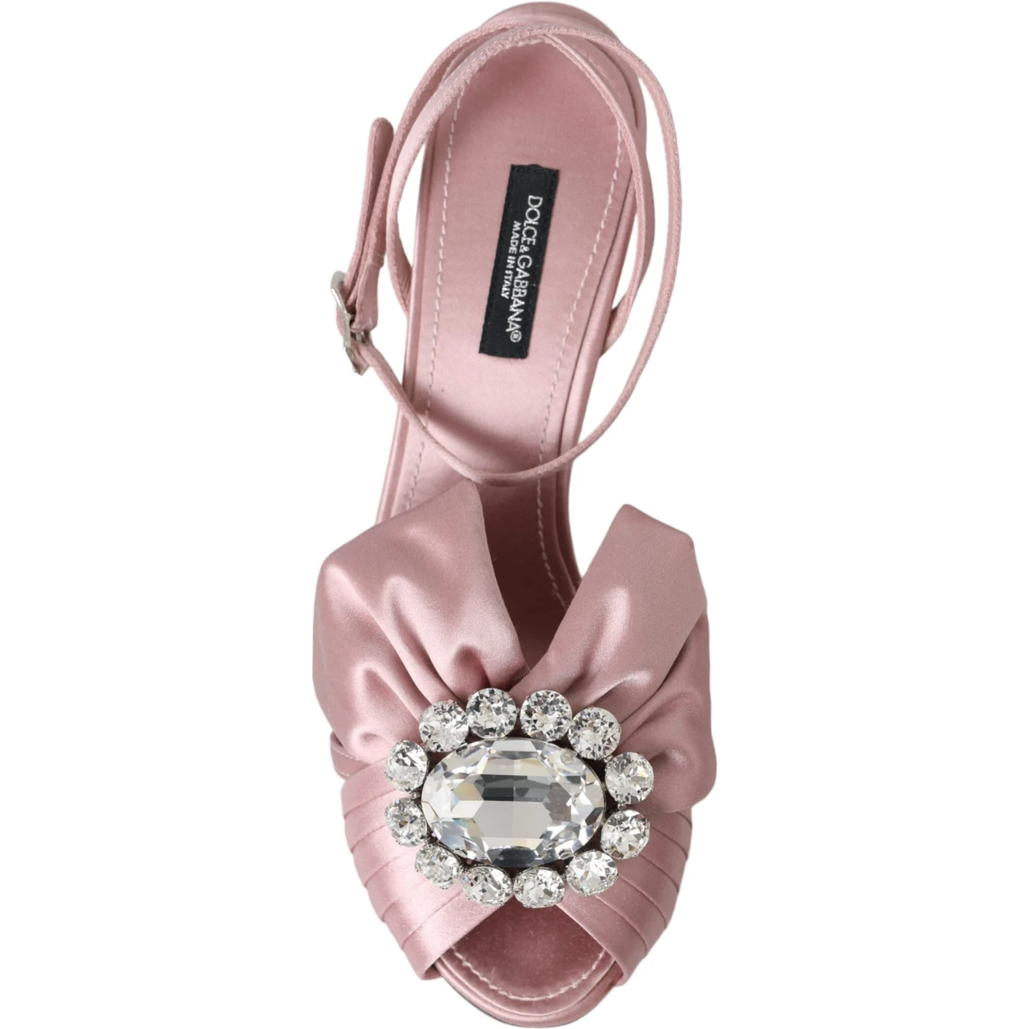 Pink Keira Crystal Heels Sandals Shoes