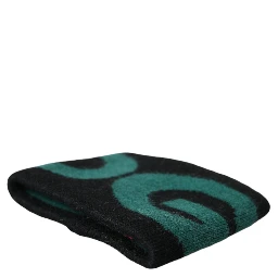 Black Green Wool Logo #DGMILLENNIALS Wristband