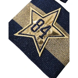 Black Gold Logo Star 84 Viscose Wristband