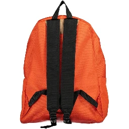 Orange Cotton Backpack