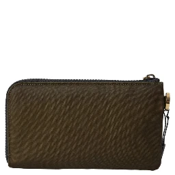 Dark Green Nylon Logo Multifunctional Kit 2 Pcs Set Bags