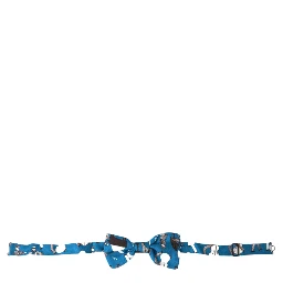 Blue Jazz Club Silk Adjustable Neck Papillon Bow Tie