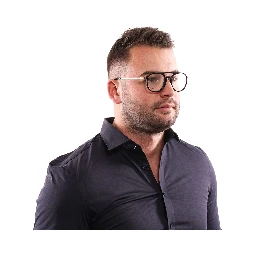 Black Unisex Optical Frames