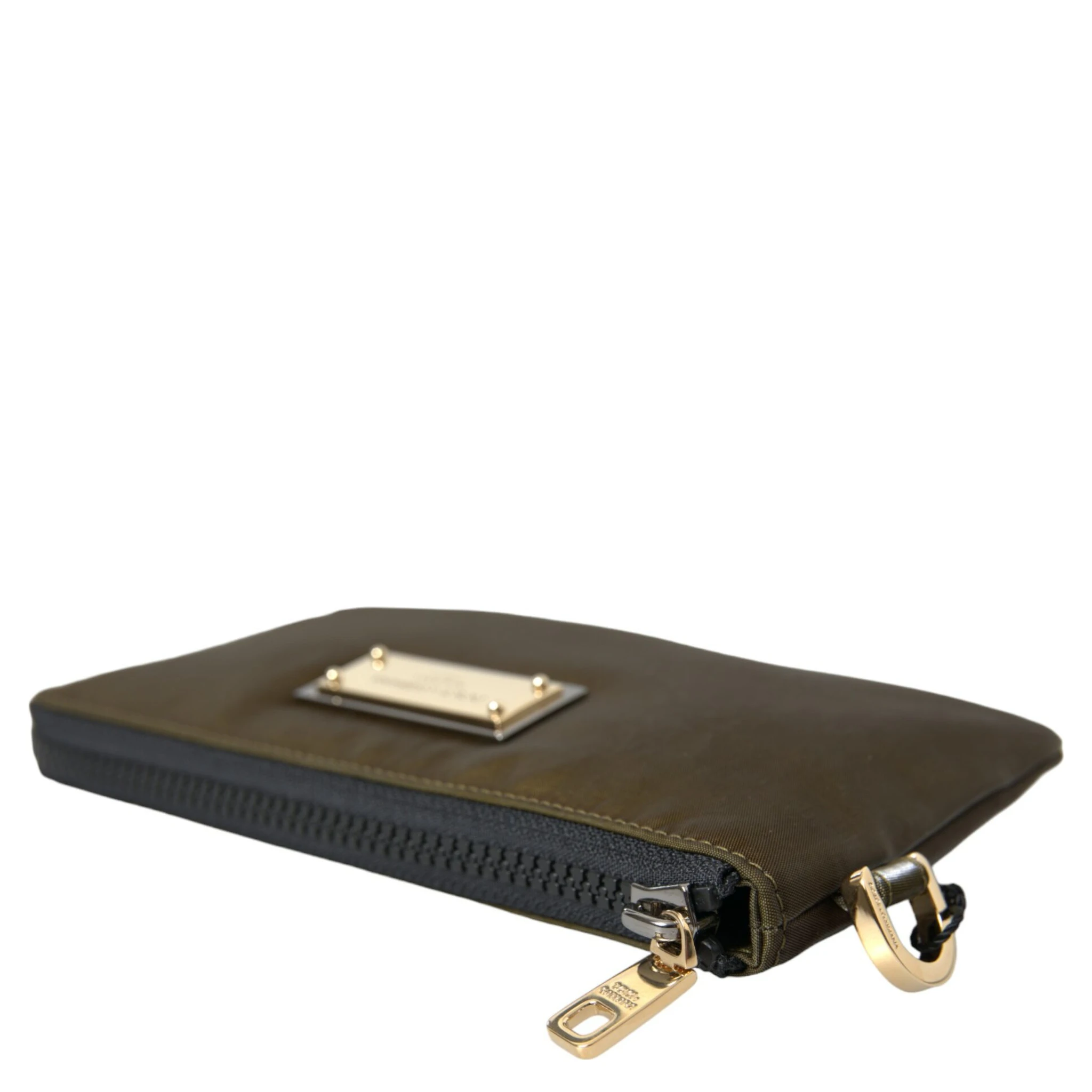 Dark Green Nylon Logo Multifunctional Kit 2 Pcs Set Bags