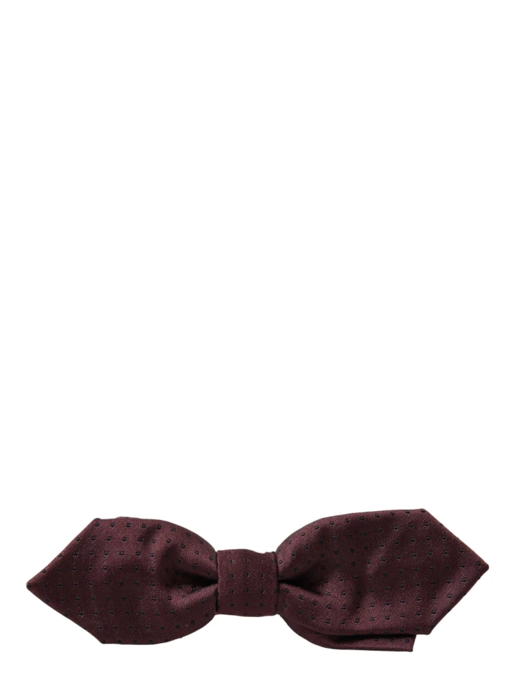 Red Bordeaux Silk Slim Adjustable Neck Papillon Bow Tie alternative