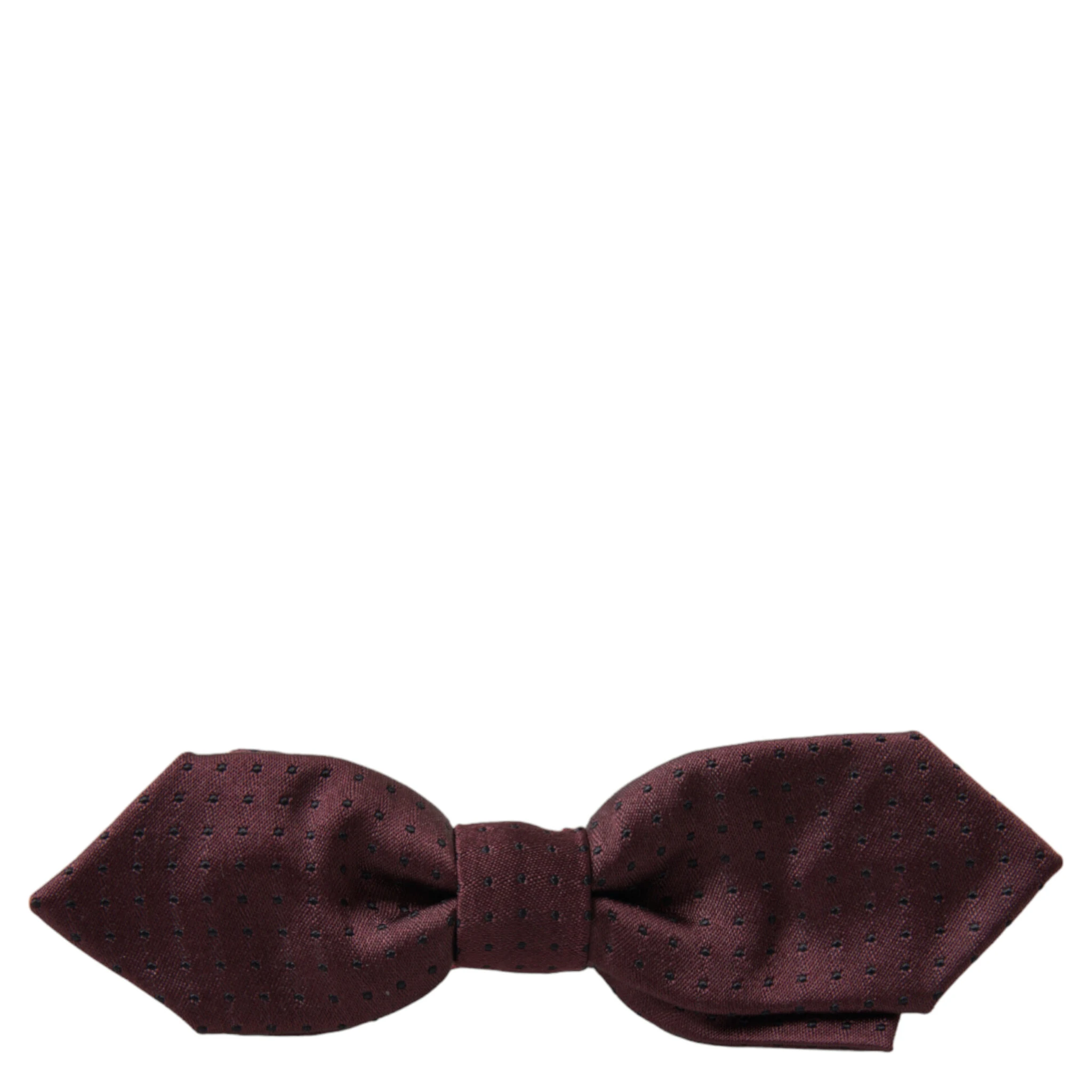 Red Bordeaux Silk Slim Adjustable Neck Papillon Bow Tie