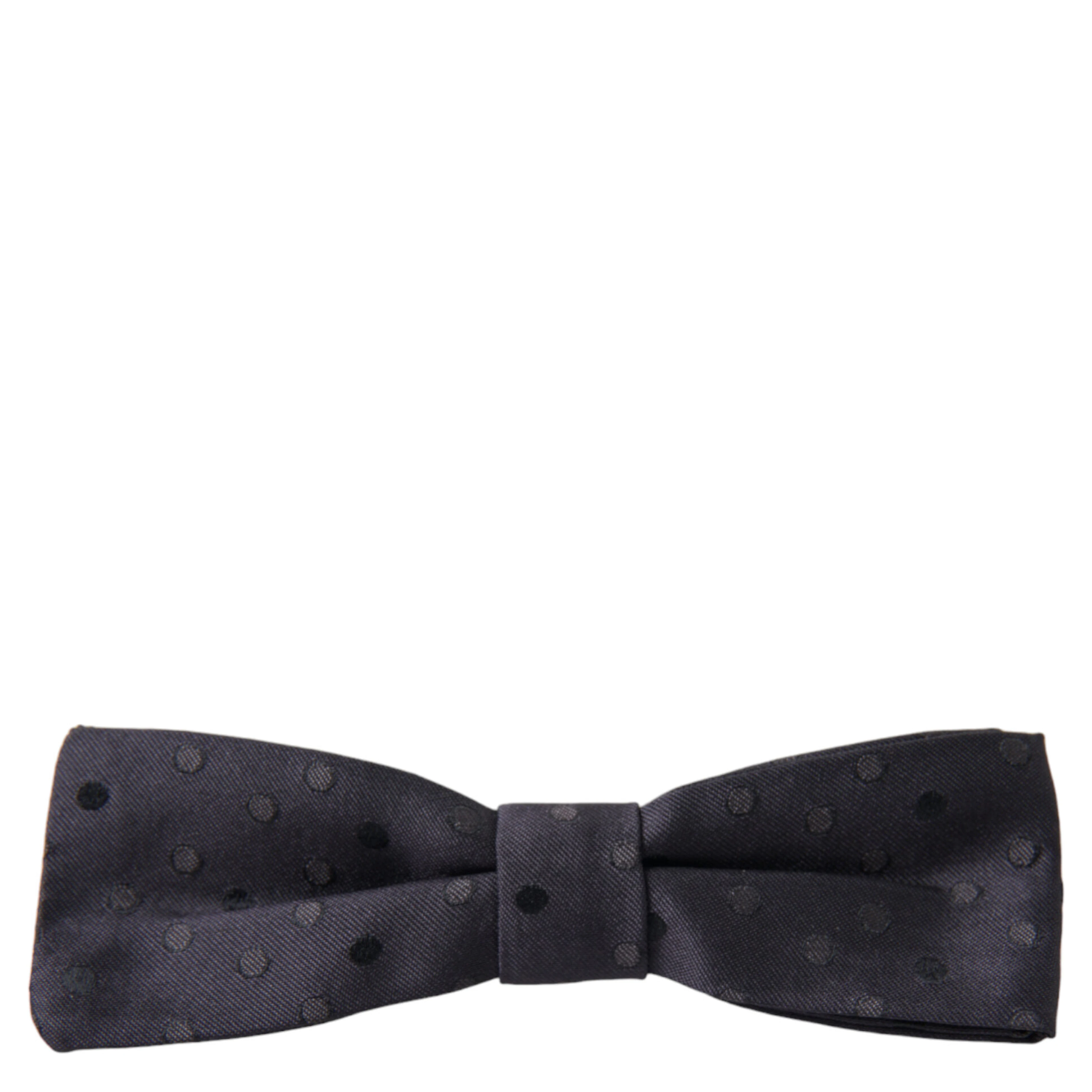 Blue Polka Dot Silk Adjustable Neck Men Papillon Bow Tie