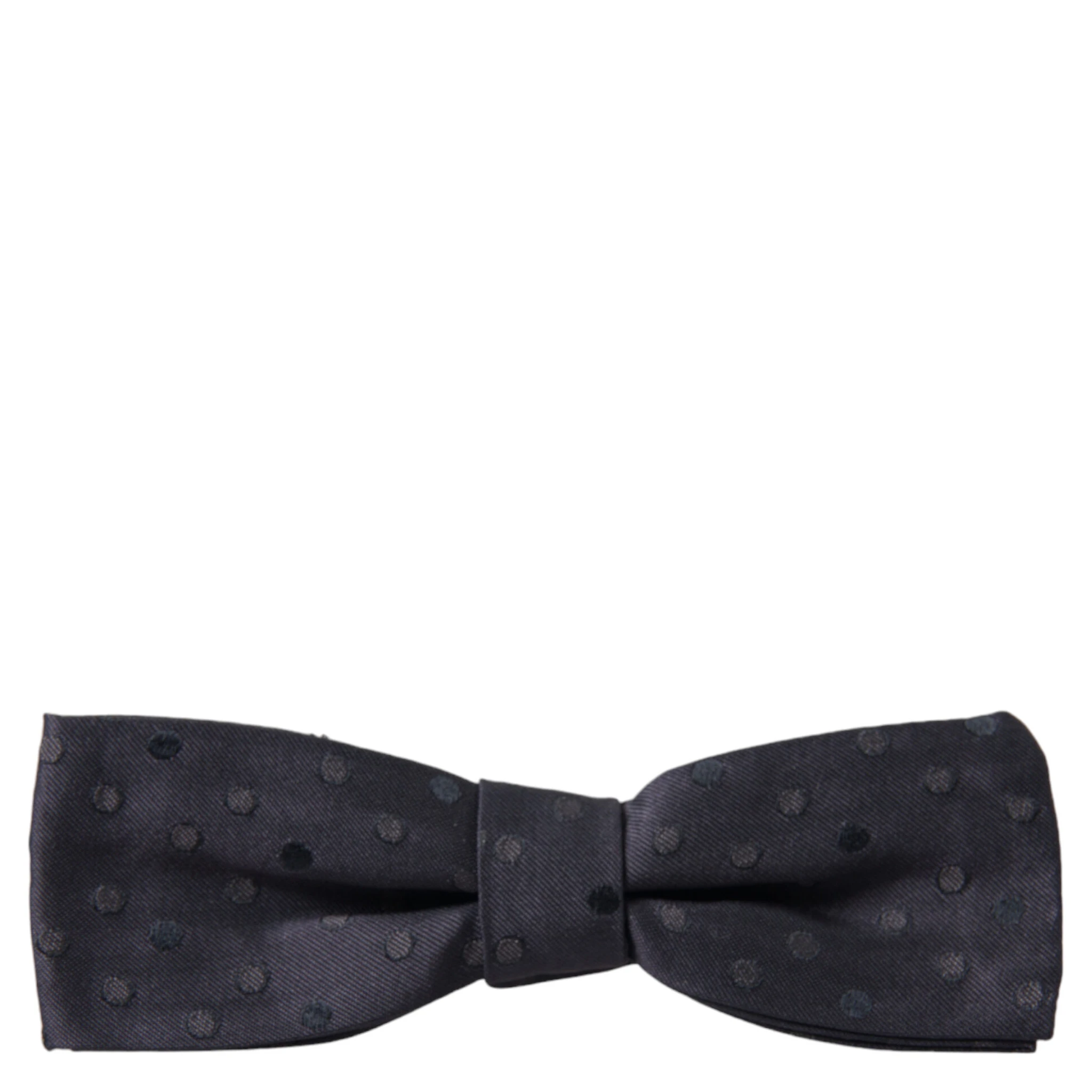Blue Polka Dot Silk Adjustable Neck Men Papillon Bow Tie