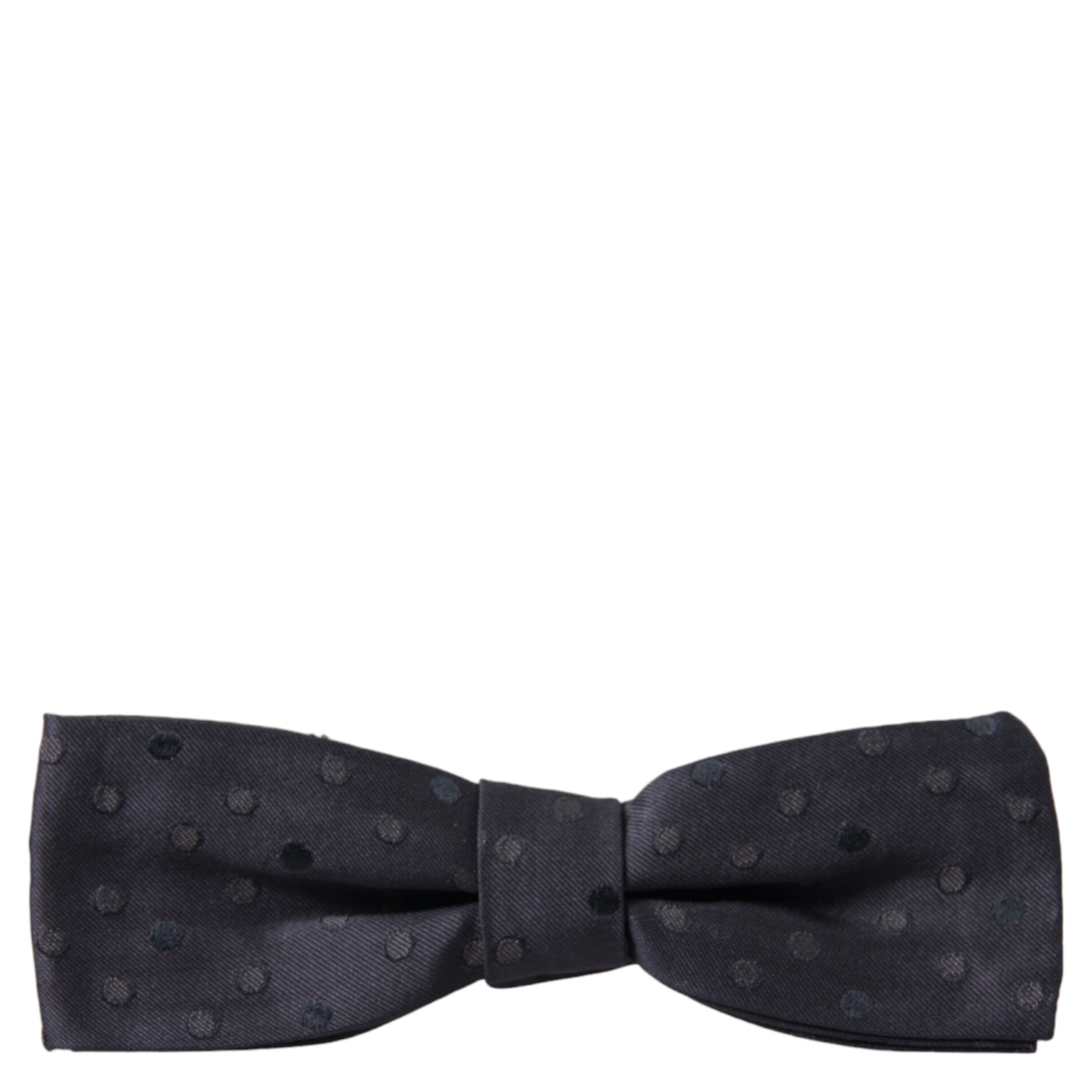 Blue Polka Dot Silk Adjustable Neck Men Papillon Bow Tie