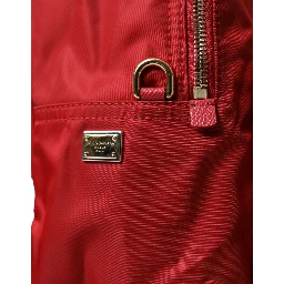 Red #DGFAMILY Embellished Backpack VULCANO Bag