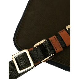 Dark Green Nylon Logo Multifunctional Kit 2 Pcs Set Bags