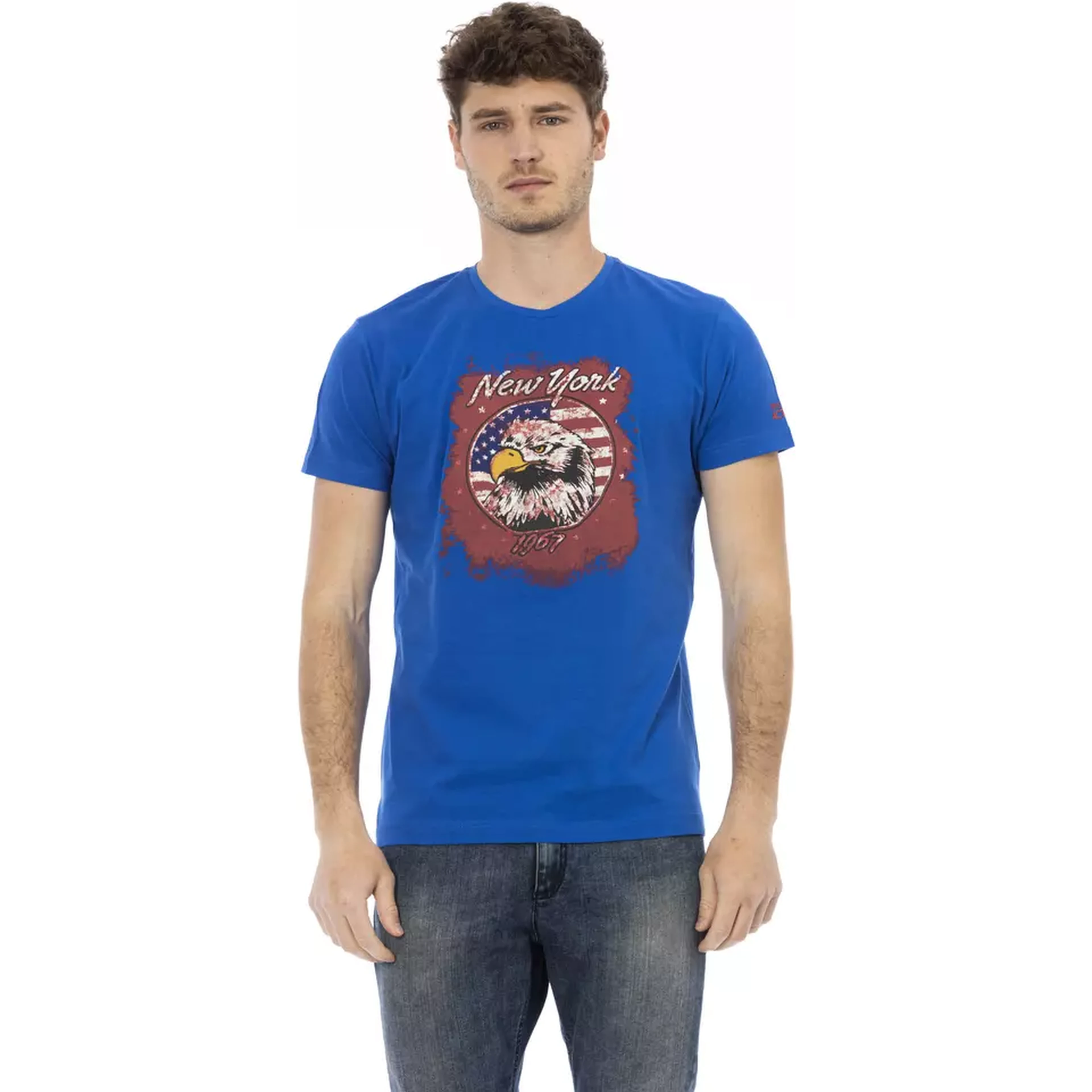 Blue Cotton T-Shirt