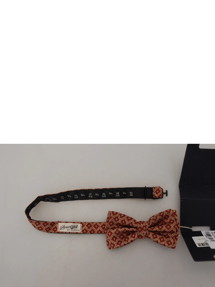 Multicolor Silk Adjustable Neck Papillon Men Bow Tie