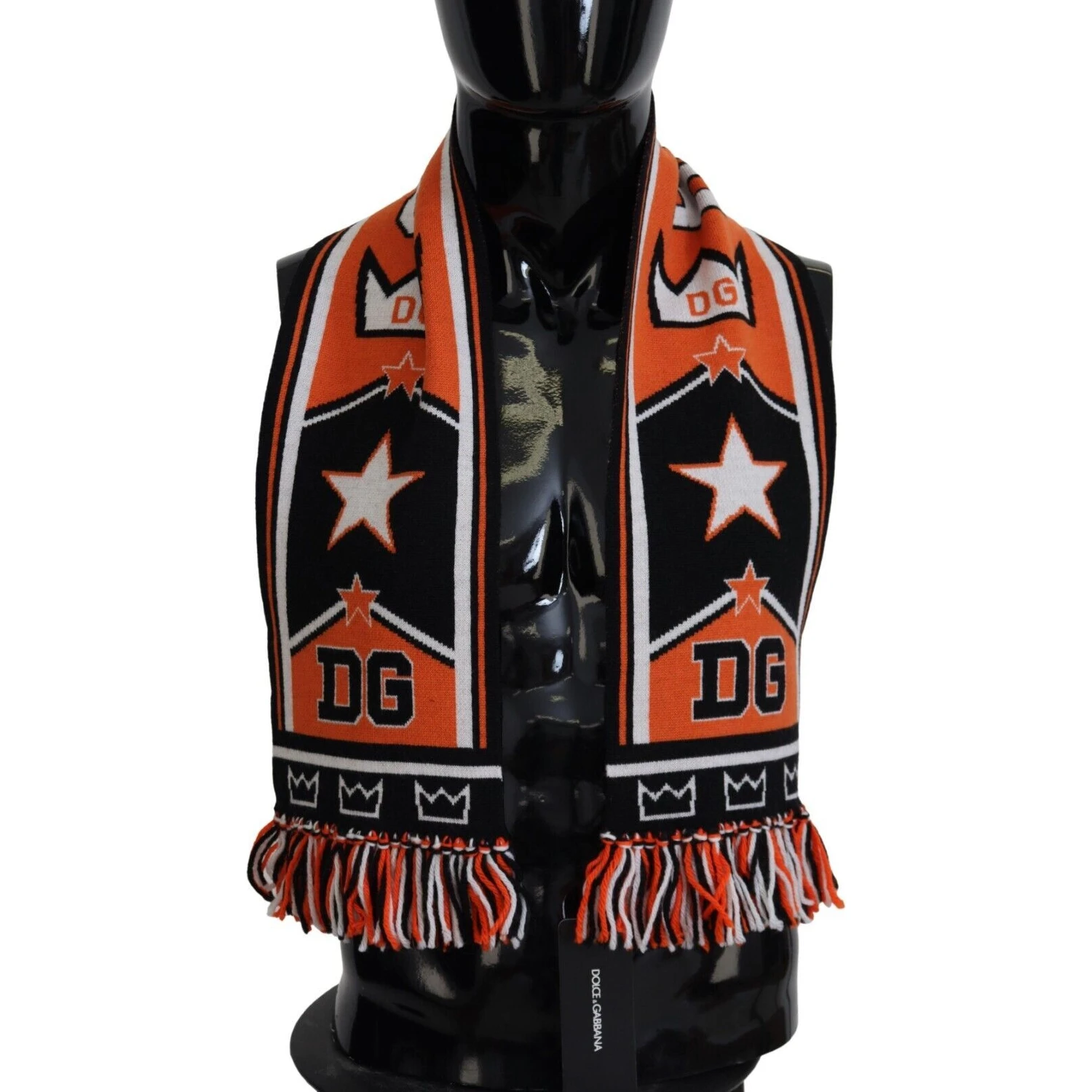 Multicolor DG Logo Printed Men Neck Wrap Shawl Scarf