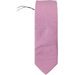 Pink Classic Men Necktie Accessory Silk Tie
