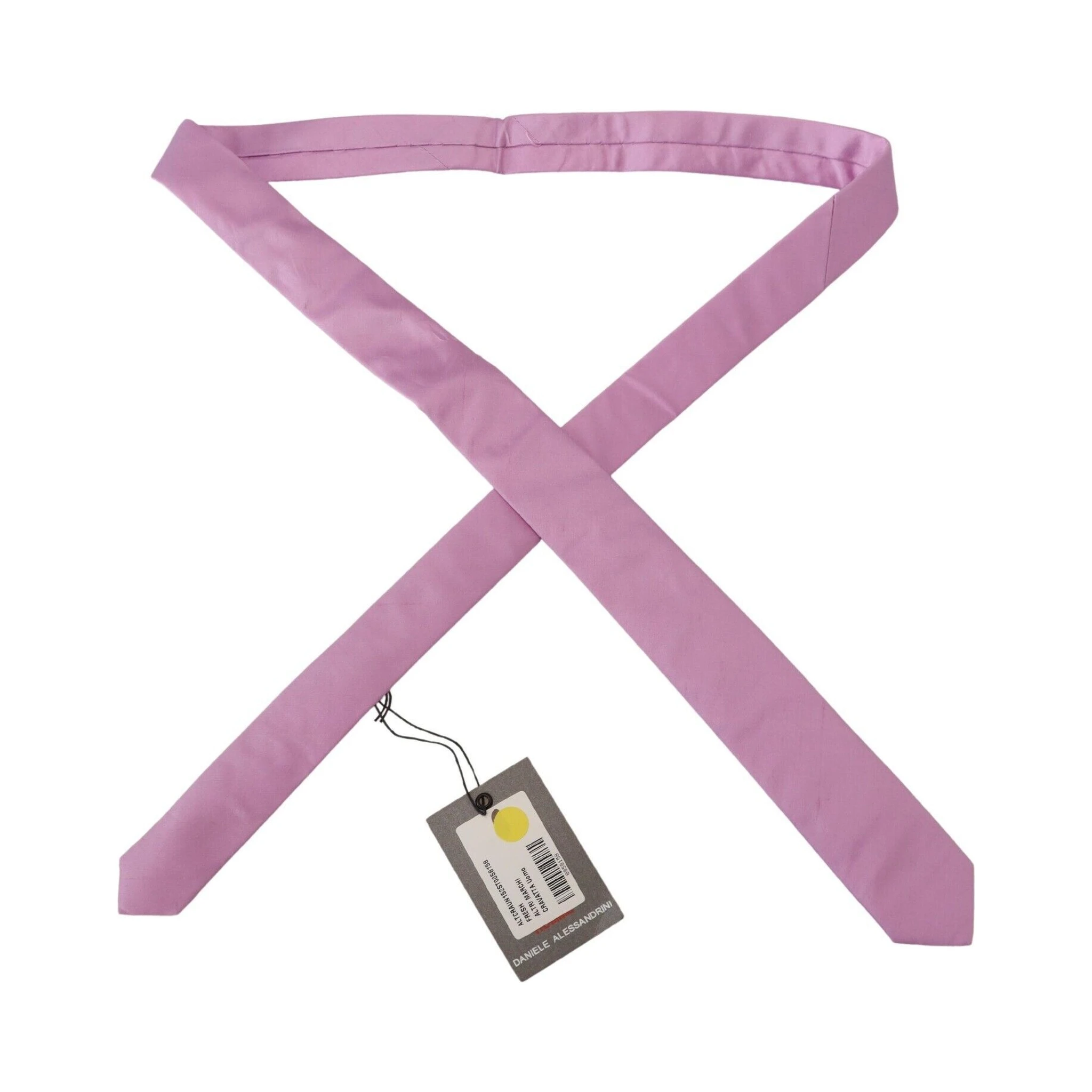 Pink Classic Men Necktie Accessory Silk Tie