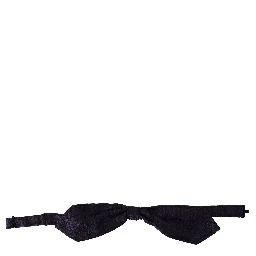 Blue Geometric Silk Adjustable Neck Papillon Tie