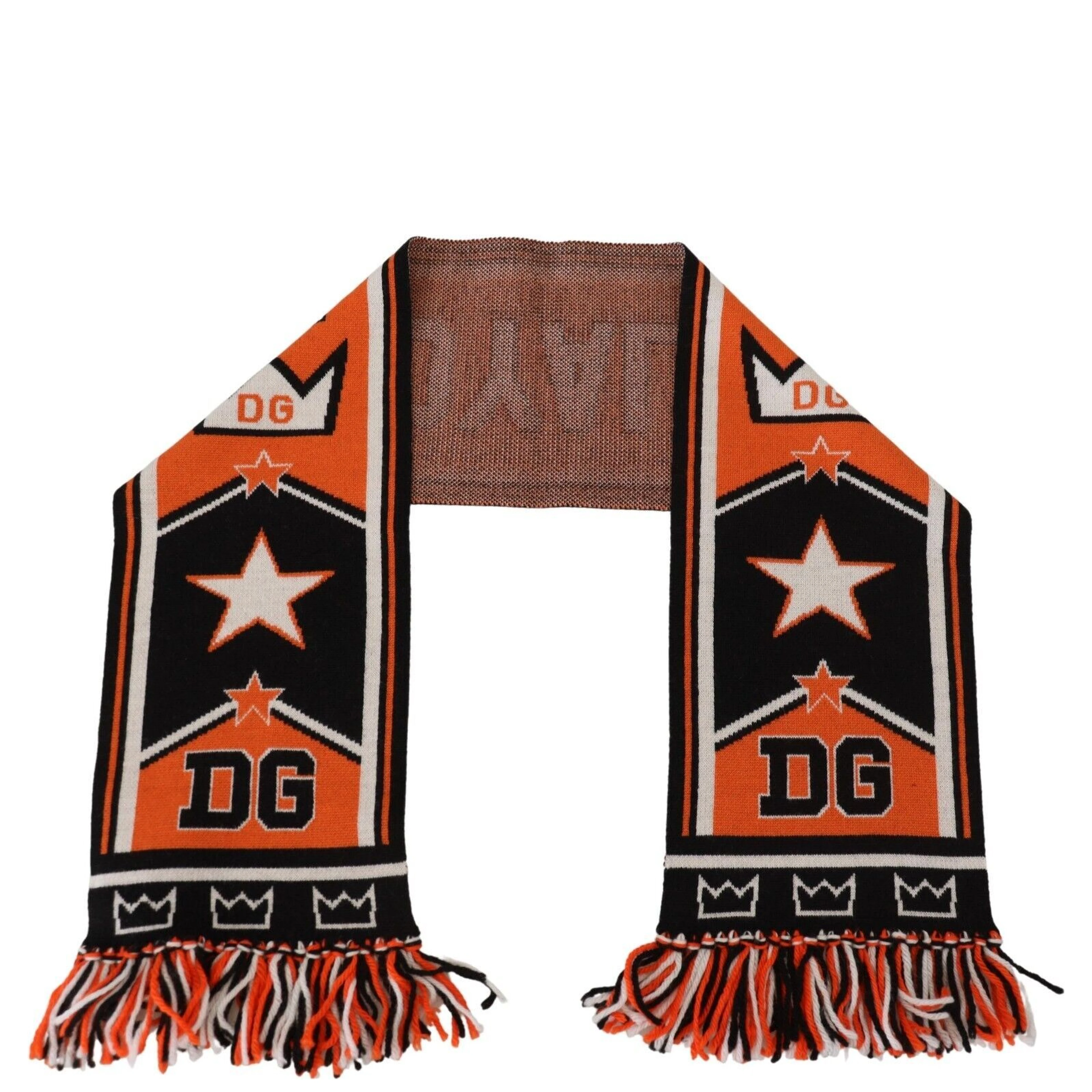 Multicolor DG Logo Printed Men Neck Wrap Shawl Scarf