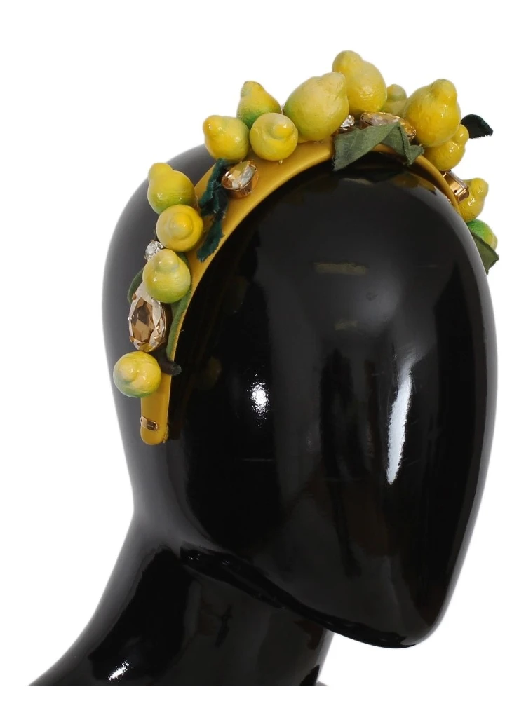 Yellow Lemons Sicily Crystal Diadem Tiara Headband alternative