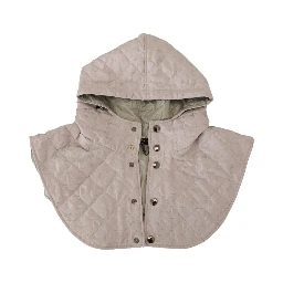 White Quilted Whole Head Wrap One Size Nylon Hat