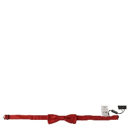Red 100% Silk Adjustable Neck Papillon Tie