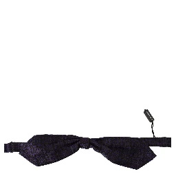 Blue Geometric Silk Adjustable Neck Papillon Tie