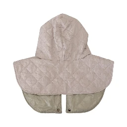 White Quilted Whole Head Wrap One Size Nylon Hat