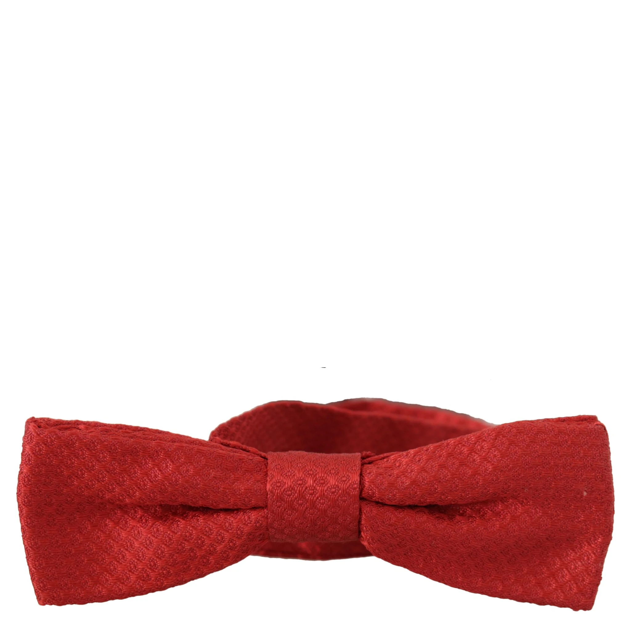 Red 100% Silk Adjustable Neck Papillon Tie