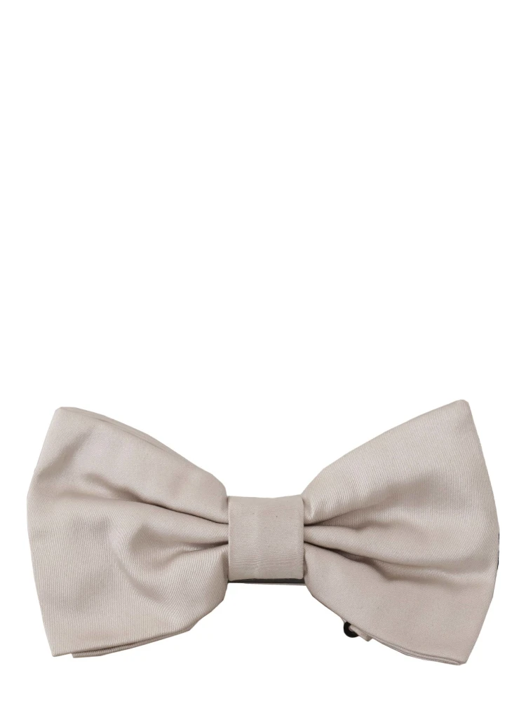 Gray 100% Silk Adjustable Neck Papillon Tie alternative