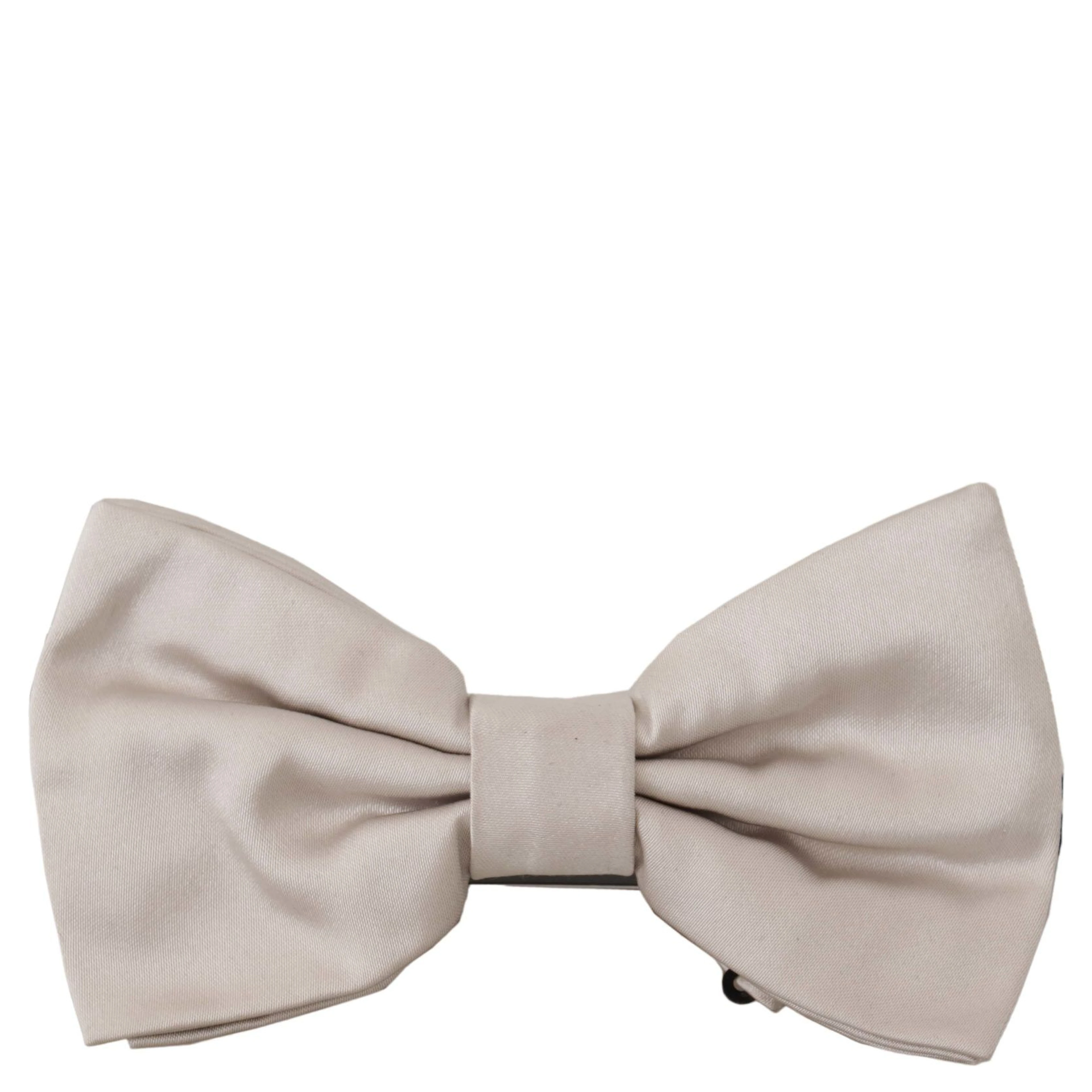 Gray 100% Silk Adjustable Neck Papillon Tie