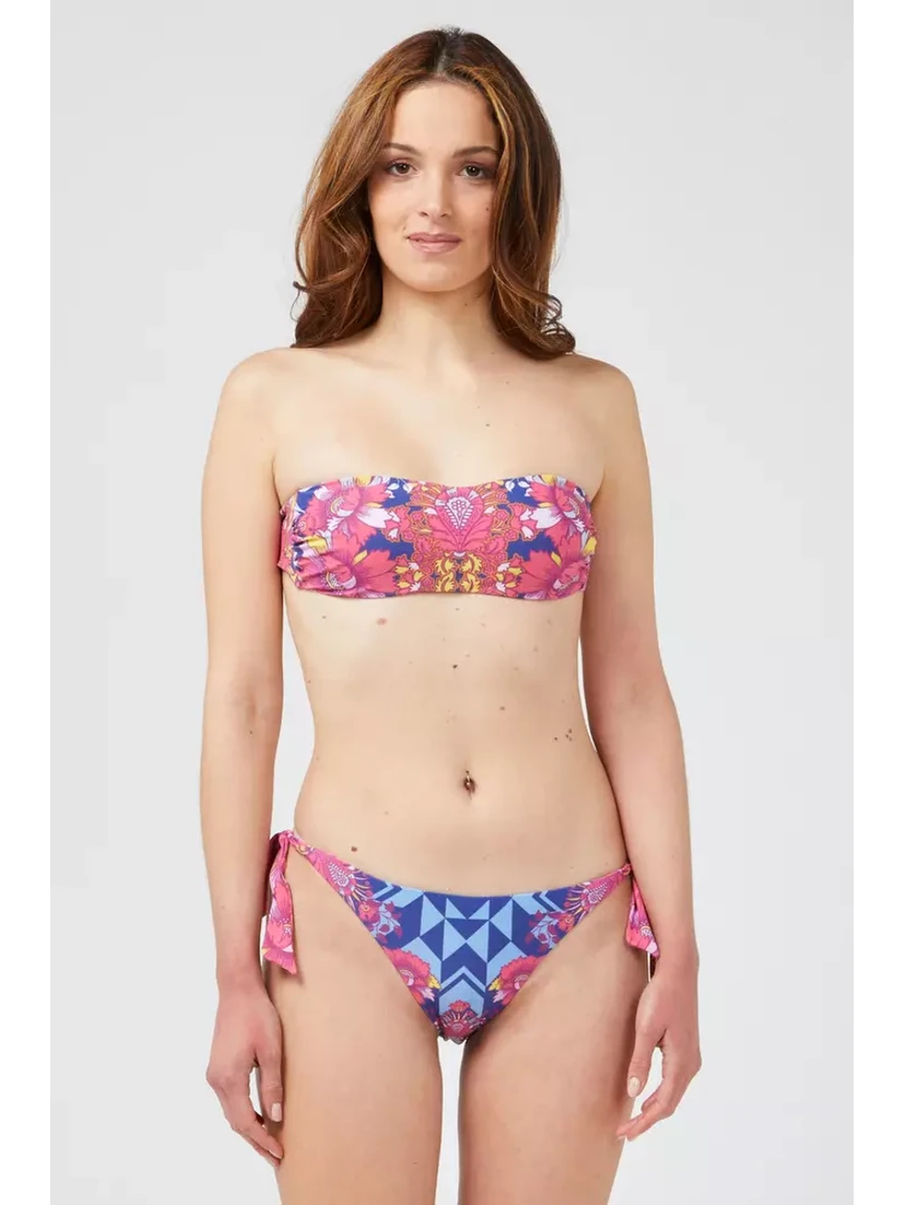 Fuchsia Polyester Swimwear